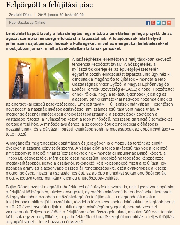 Lakásfelújítás